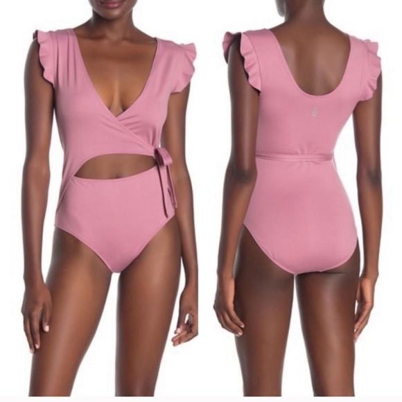 Free People Tops - Free People Movement Streamline Bodysuit Berry S